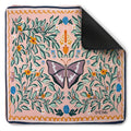 Butterfly Garden Mahjong Mat — Blush