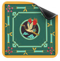 Crane & Cloud Mahjong Mat — Non-Slip Table Cover
