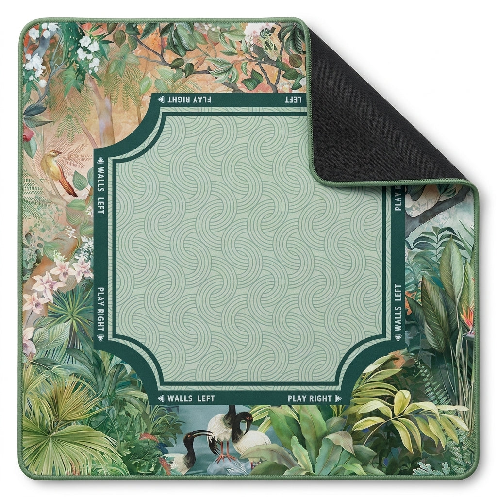 Rainforest Mahjong Mat — Green